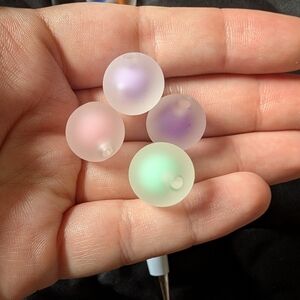 Frosted Pastel Beads Set